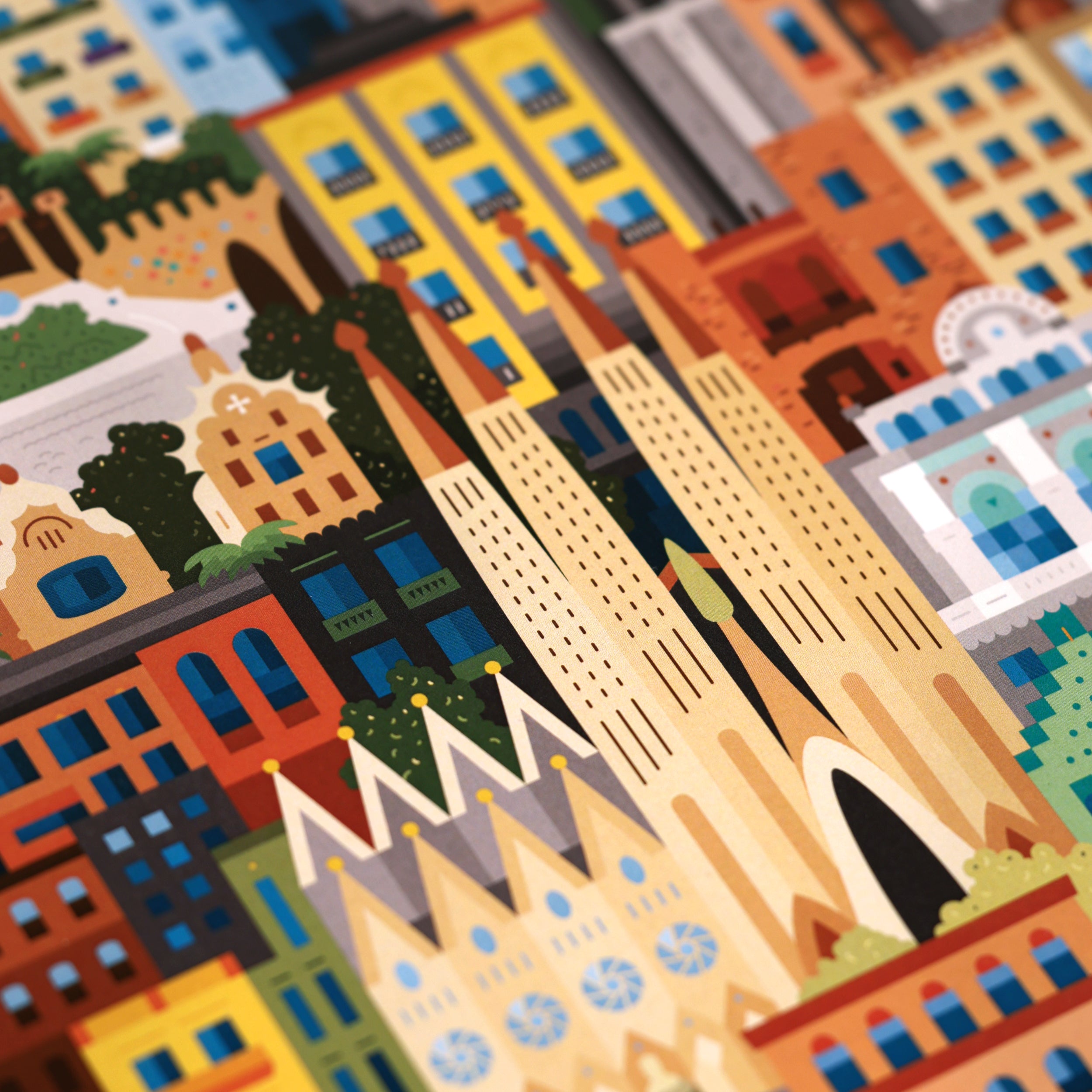 Barcelona Blockprint