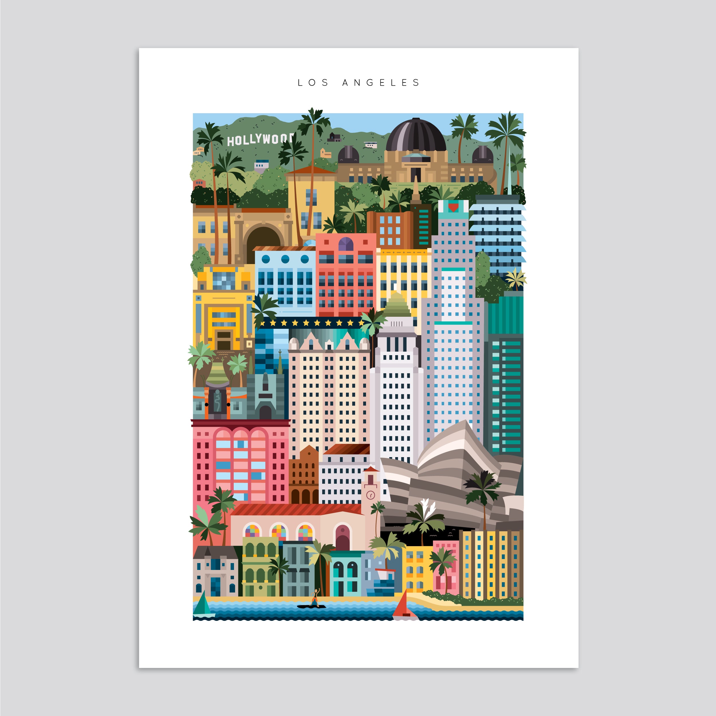 Los Angeles Blockprint