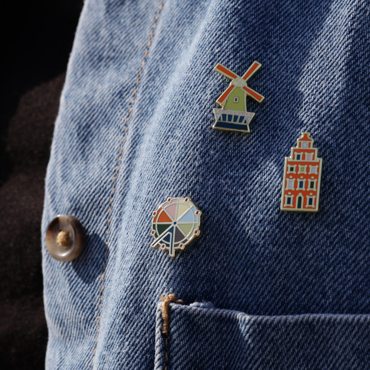 Stockholm Enamel Pin