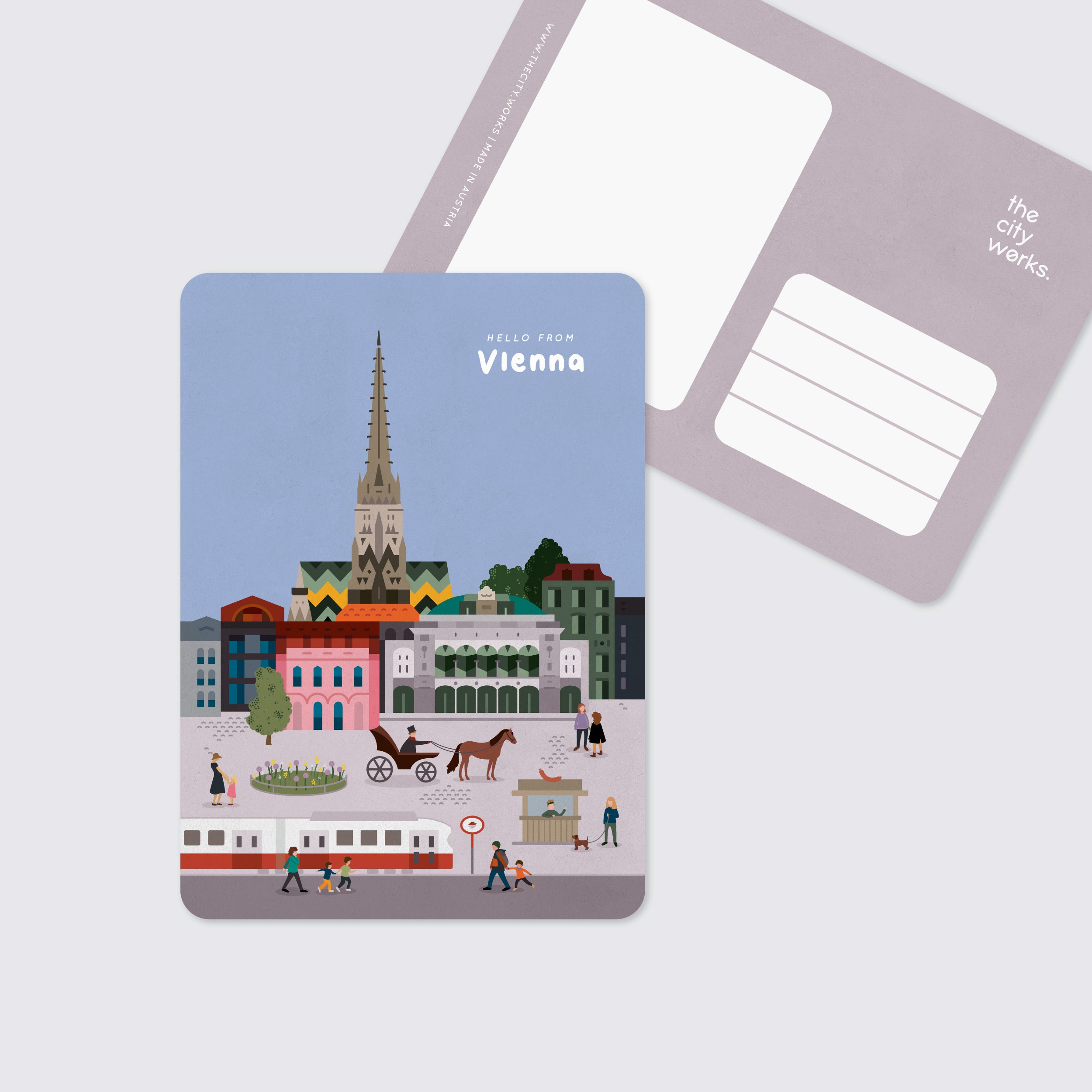 Vienna City Postcard Set of 3