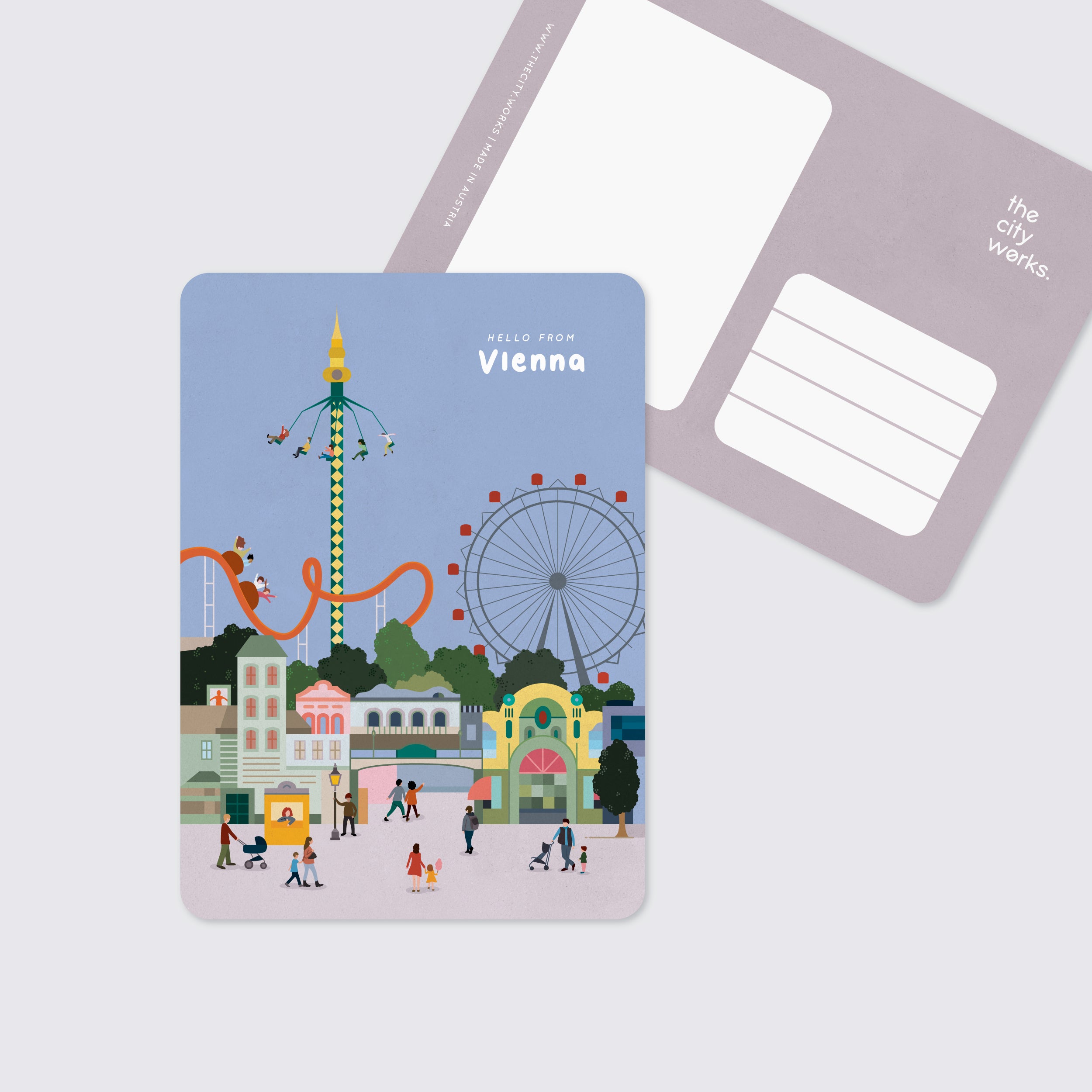 Vienna City Postcard Set of 3