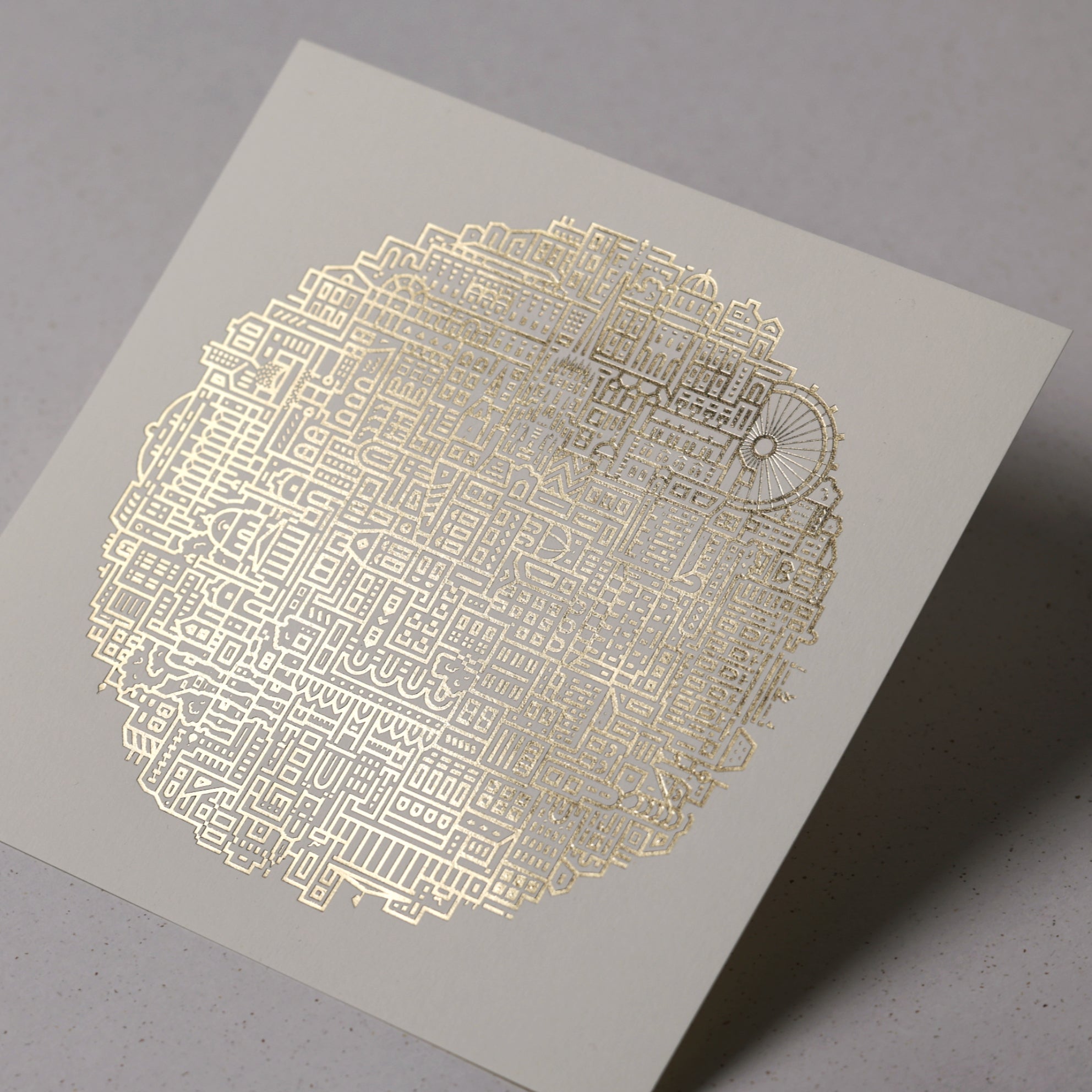 Vienna in Gold Print