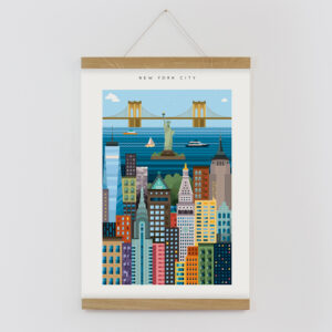 NYC-Edition-2-Blockprint-Framed-by-The-City-Works