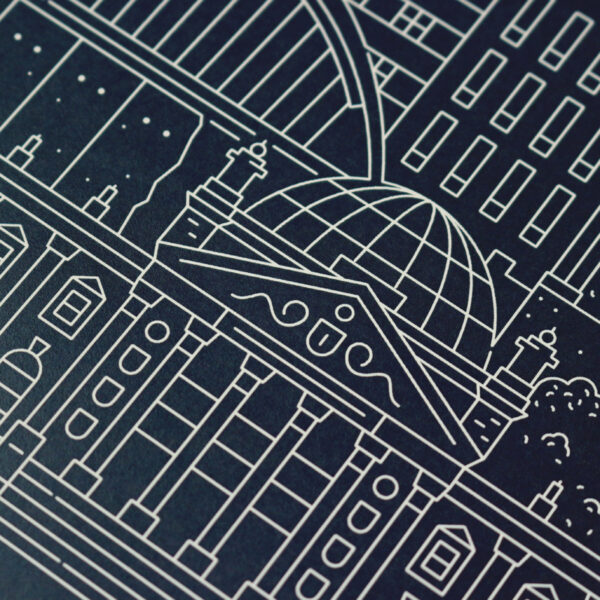 Berlin Blueprint Close Up by The City Works