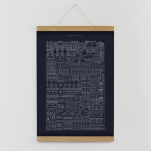 Brussels Blueprint Framed by The City Works