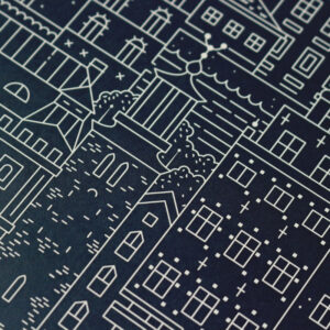 Stockholm Blueprint Close Up by The City Works