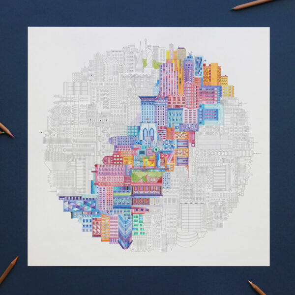 NYC-Colouring-Poster-by-the-city-works