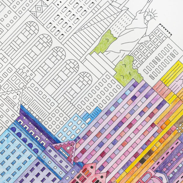 NYC-Colouring-Poster-CloseUp3-by-the-city-works