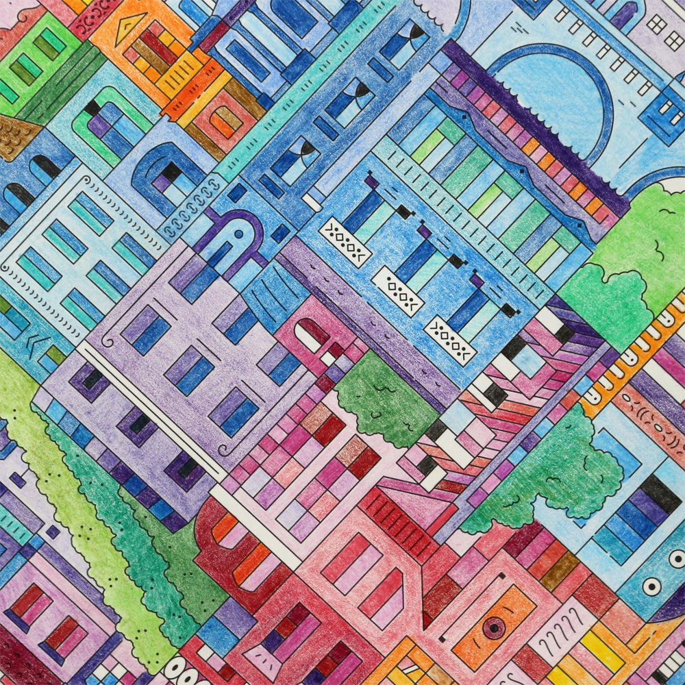 Paris-Colouring-Poster by The City Works