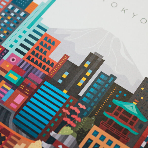 Tokyo Blockprint by The City Works