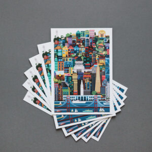 San Francisco Postcard Set of 6 by The City Works