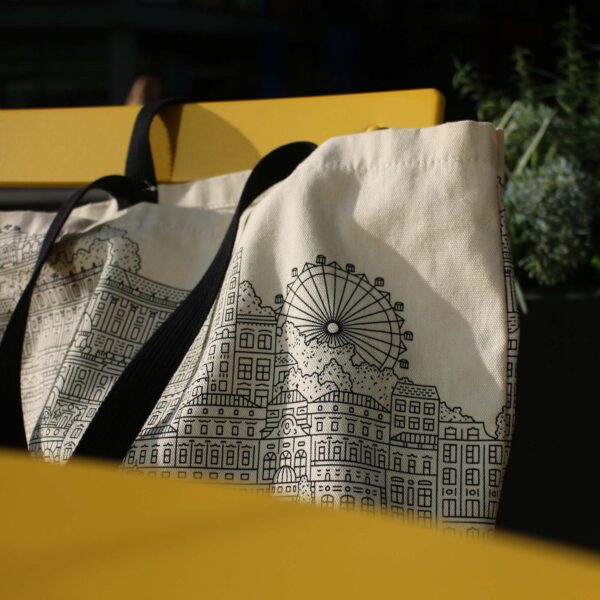 Vienna Canvas Shopper by The City Works