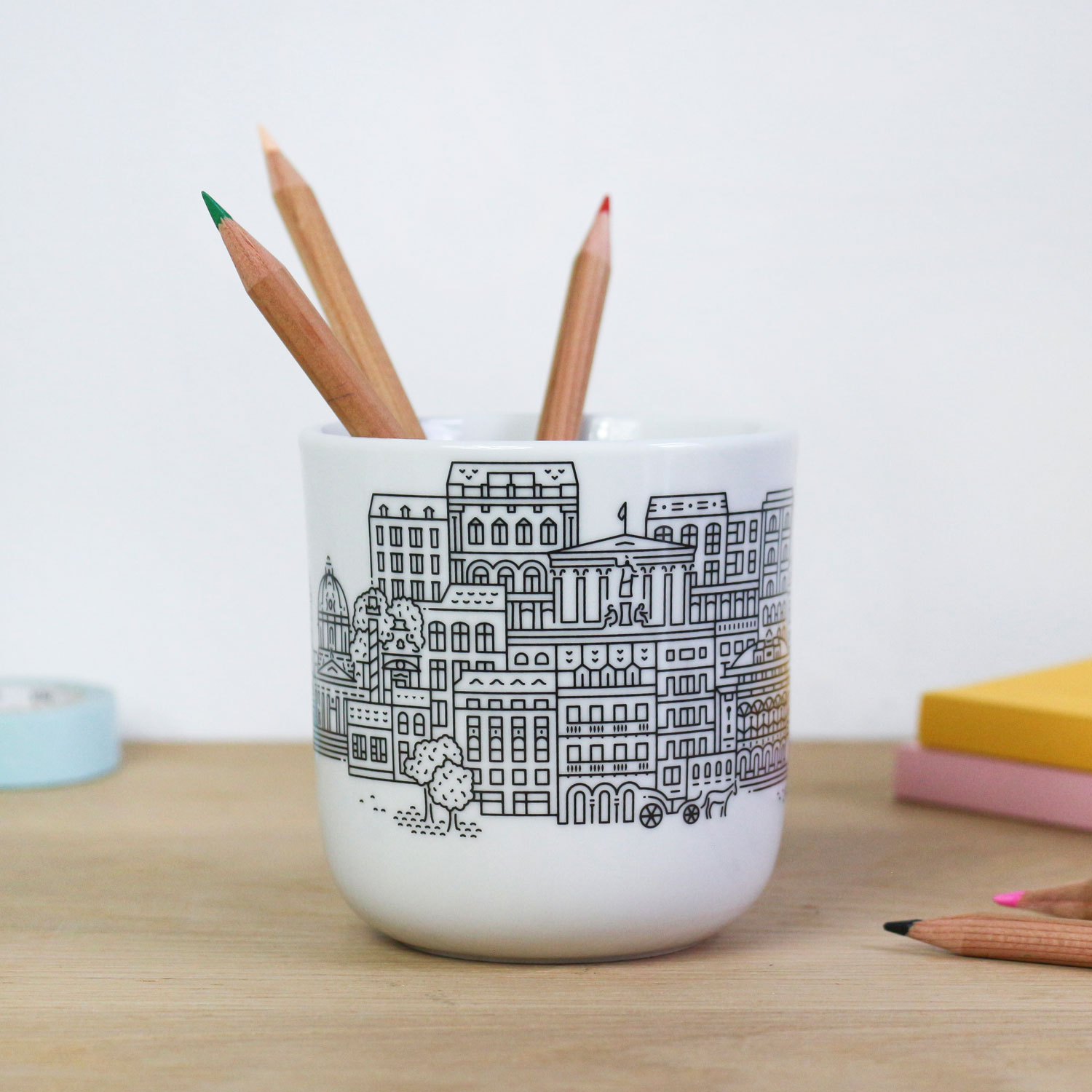 Vienna Pencil Pot by The City Works