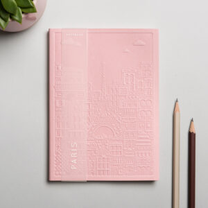 The Paris Notebook pink by The City Works