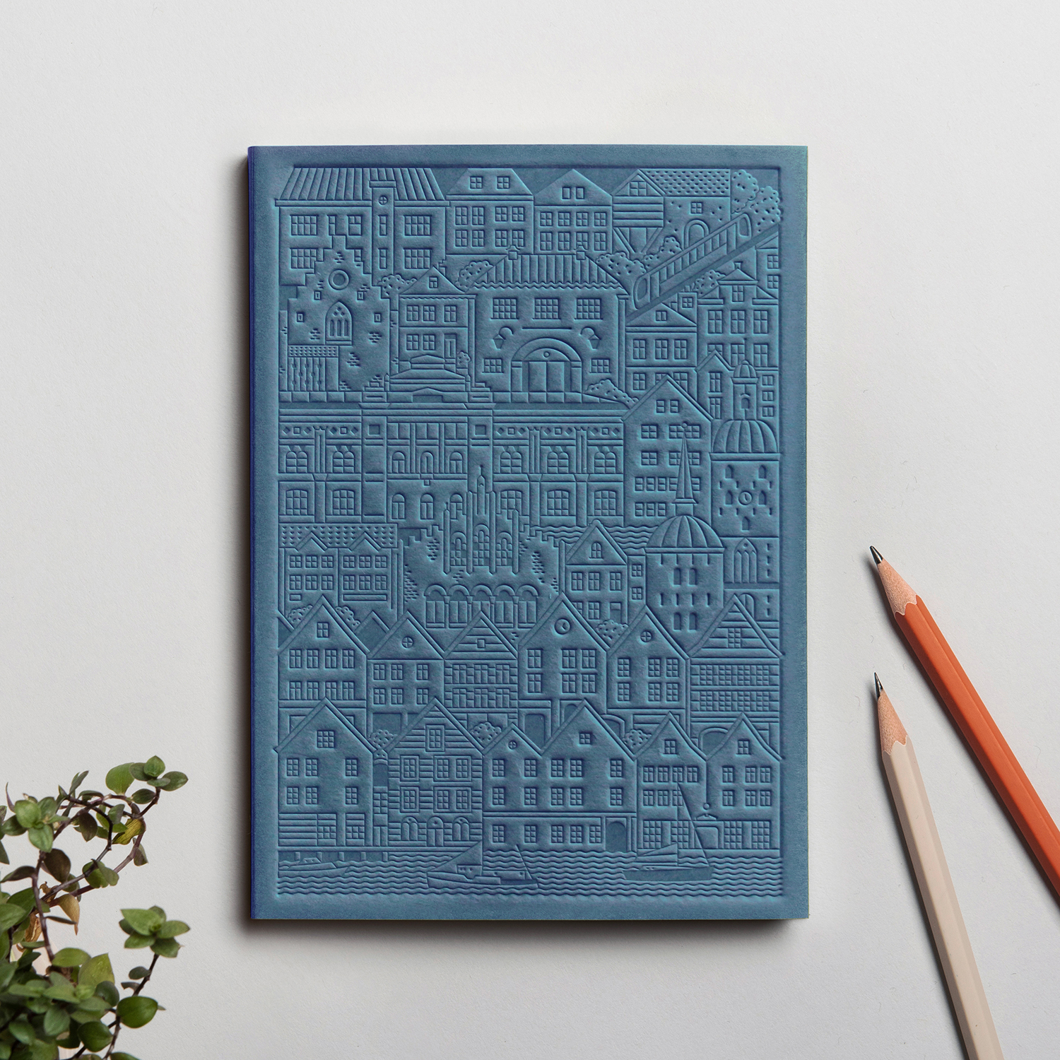 The Bergen Notebook Blue by The City Works
