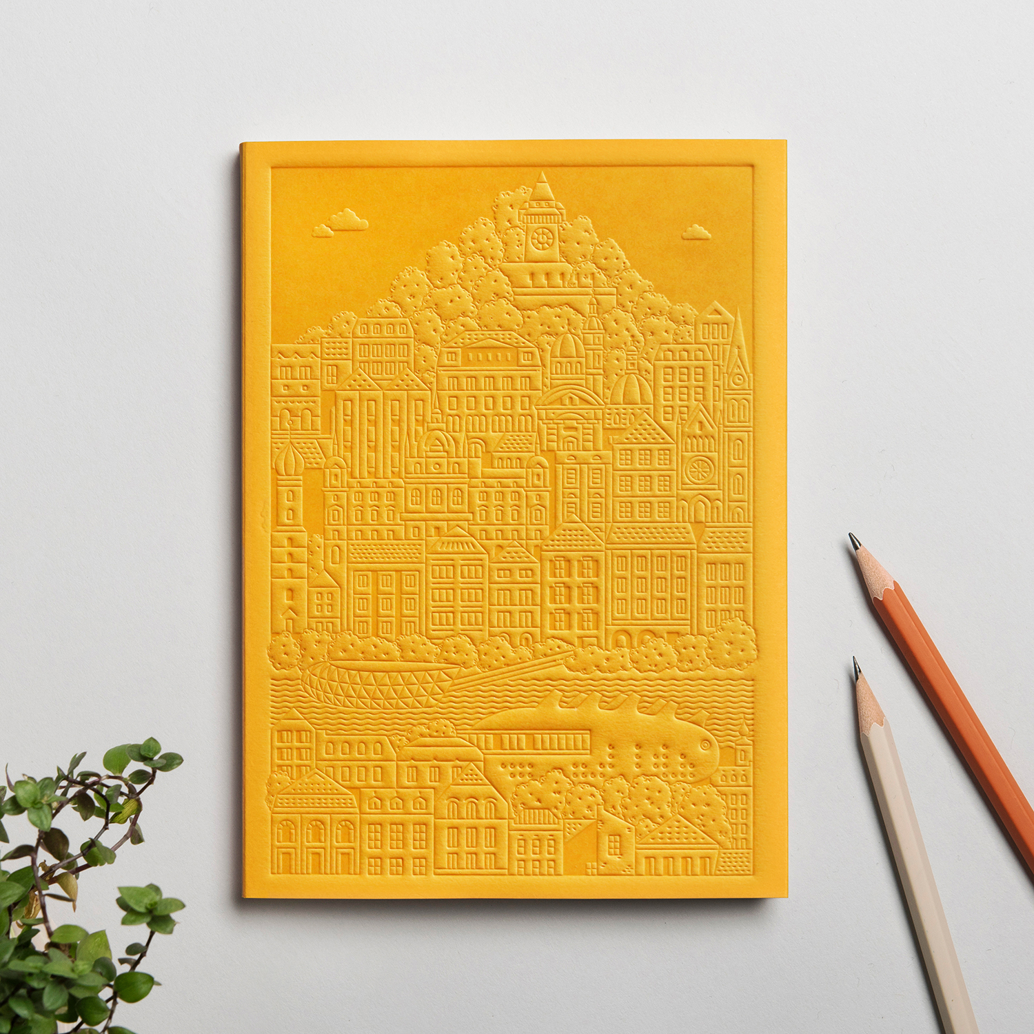 The Graz Notebook Yellow by The City Works