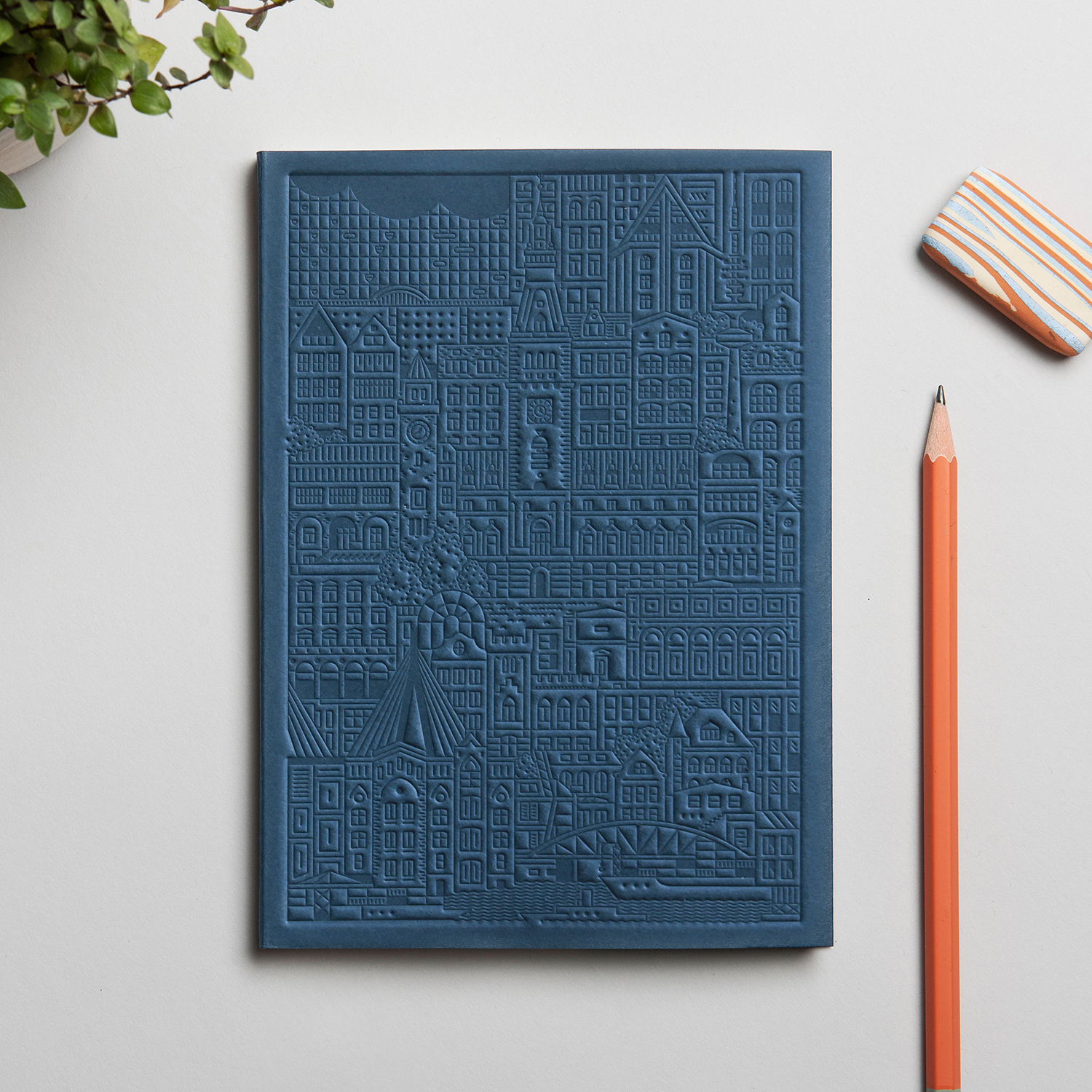 The Hamburg Notebook Blue by The City Works