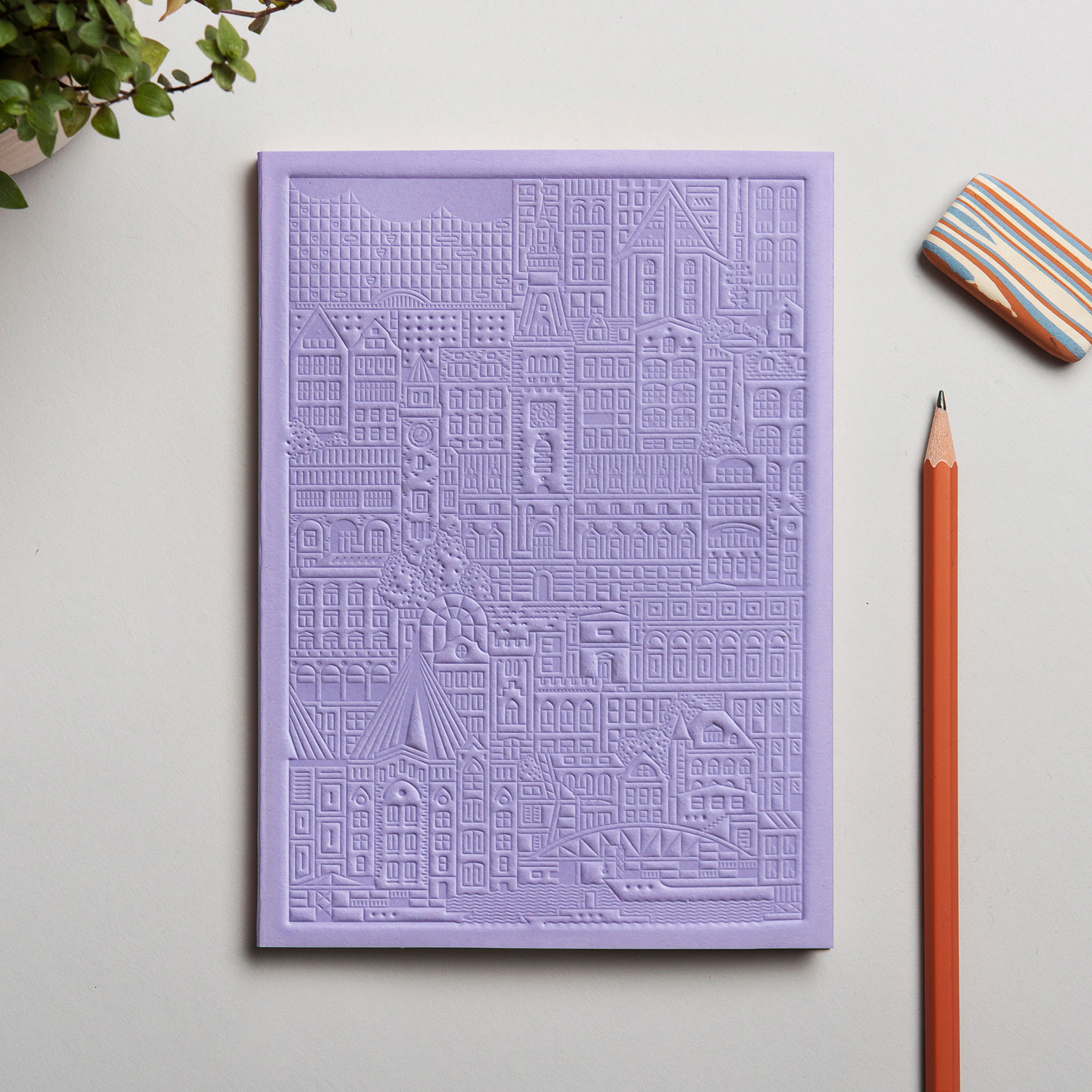 The Hamburg Notebook Lavender by The City Works