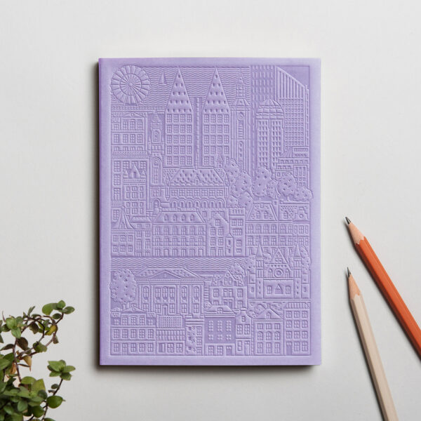 The Hague Notebook Lavender by The City Works