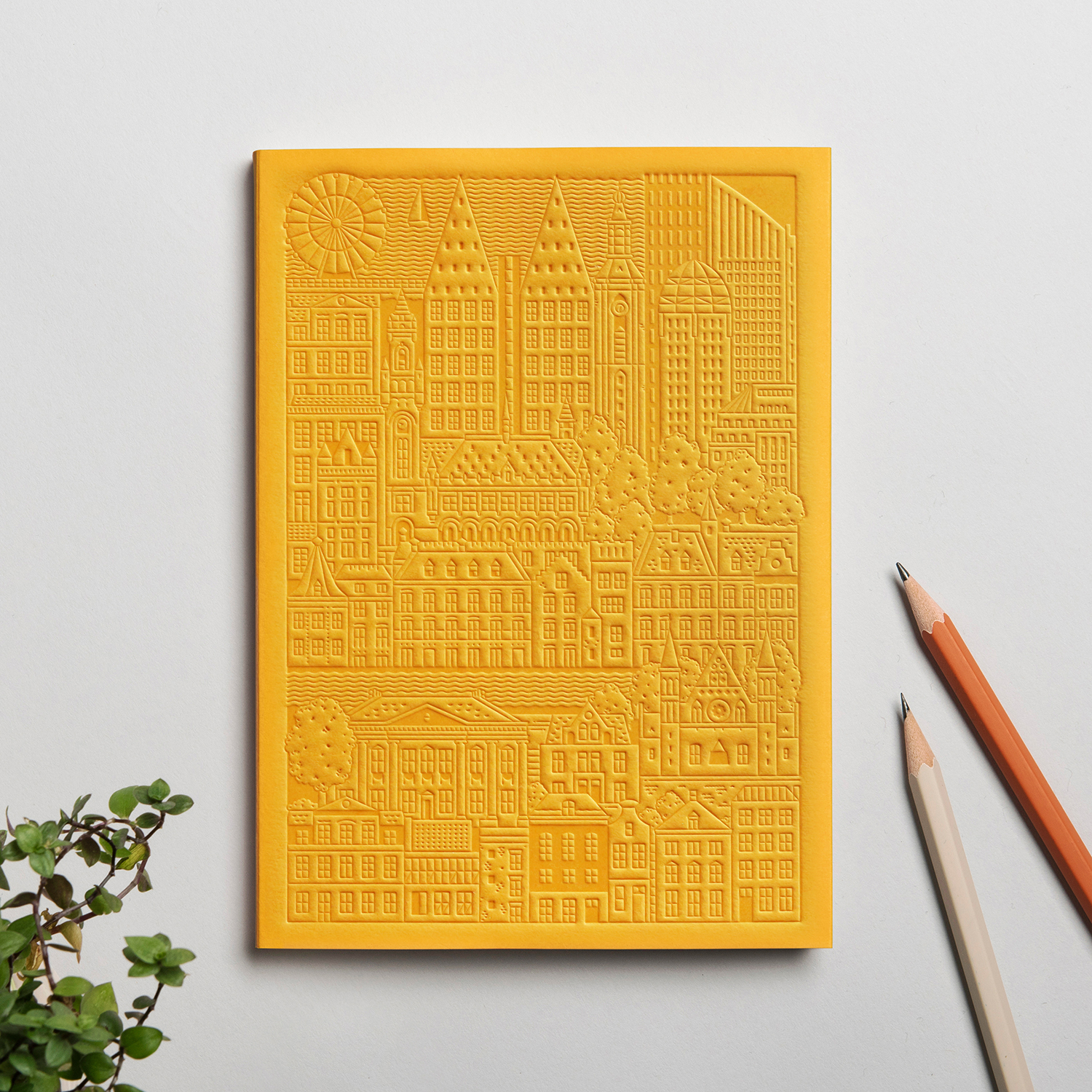 The Hague Notebook Yellow by The City Works