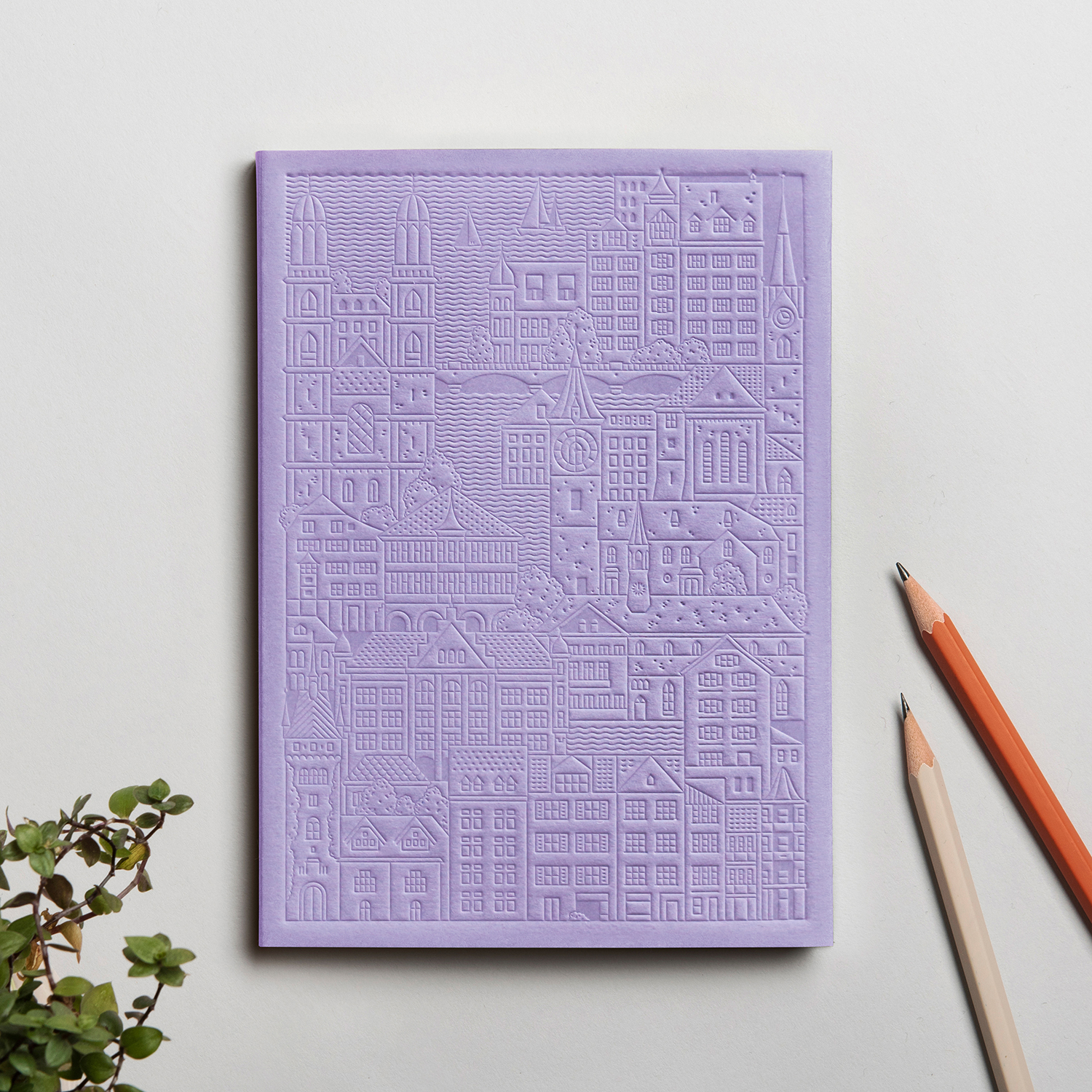 The Zurich Notebook Lavender by The City Works