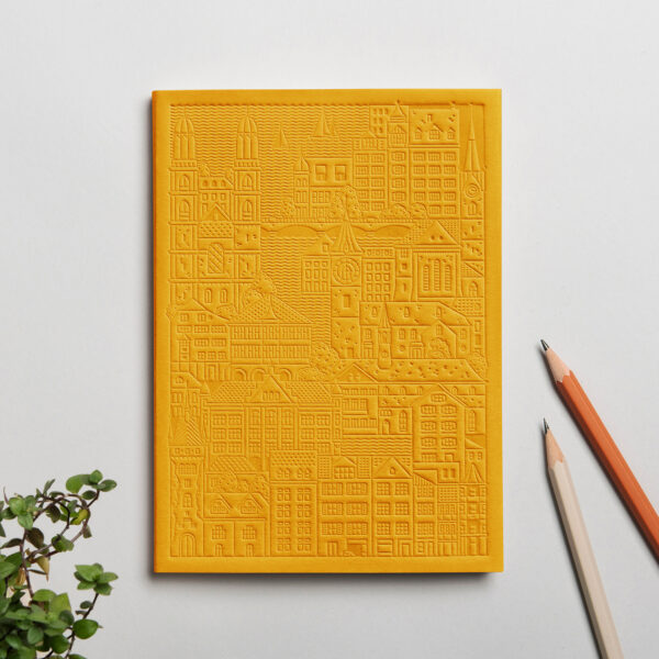 The Zurich Notebook Yellow by The City Works