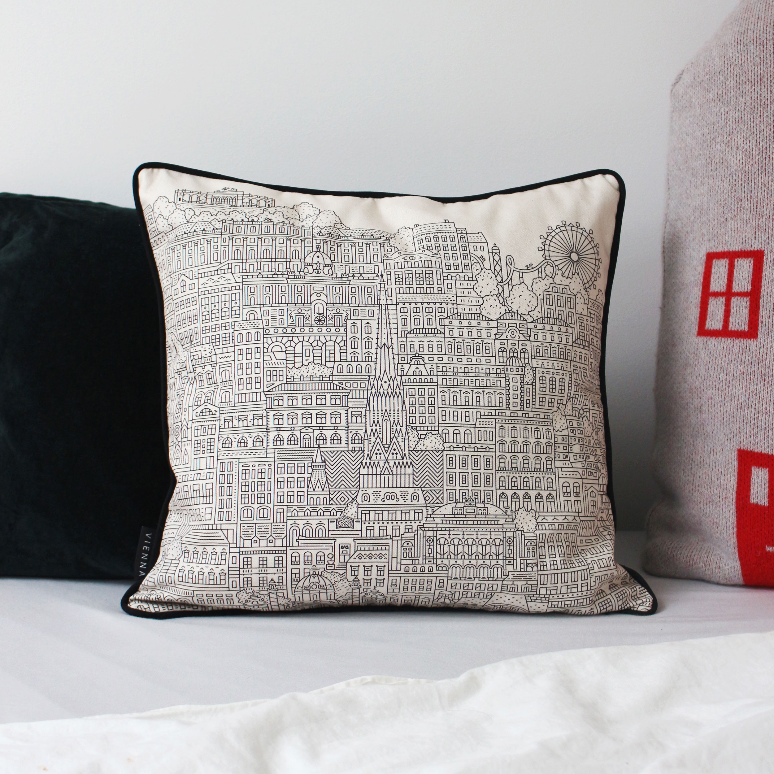 Vienna Cushion Cover by The City Works